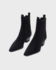 Aeyde Ankelstøvler Agata Cow Suede Leather Black EUR 38