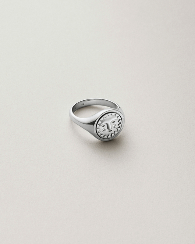 Maria Black Ring Karlie Silver Silver 56
