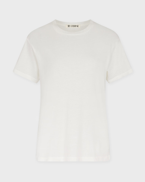 T-shirt short sleeve boyfriend Ivory 1