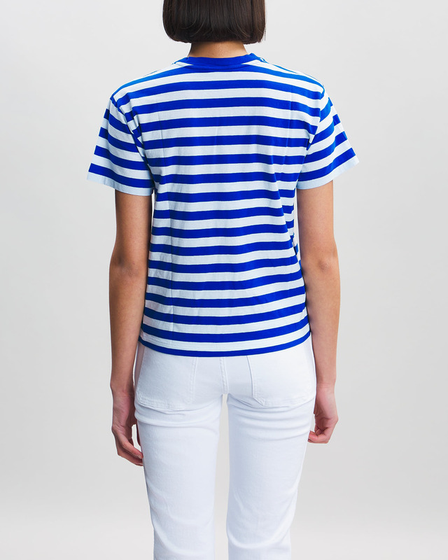Polo Ralph Lauren T-Shirt Short Sleeve Stripe Vit/blå M