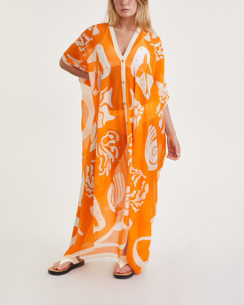 Dress Kaftan Agave Youth Orange ONESIZE 1