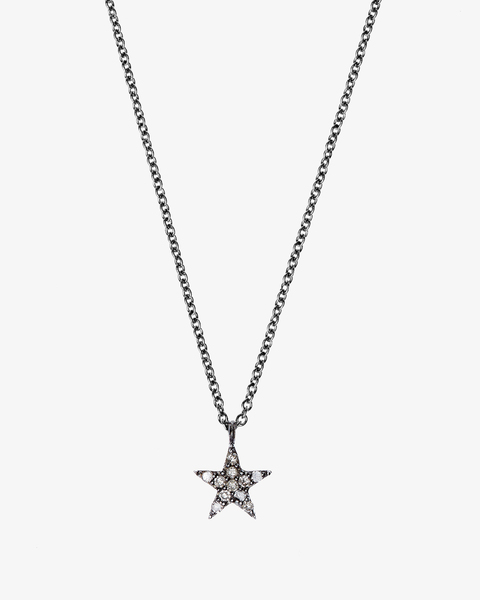 Necklace Star small Svart ONESIZE 1