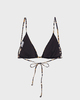 GANNI Bikinitopp Printed String Leopard 42