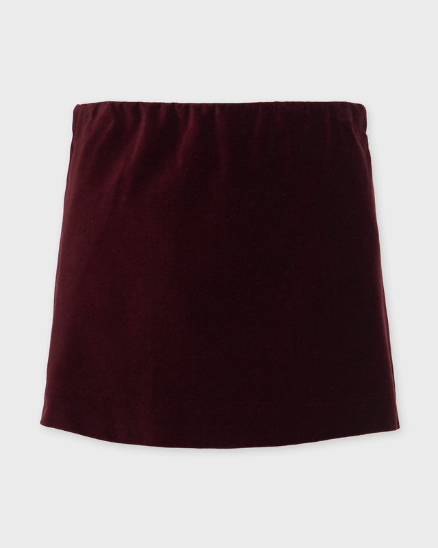 Wakakuu Icons Skirt Miami Velvet Burgundy  XS