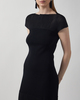 Dagmar Dress Contrast Knit Black S