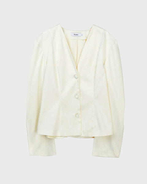 Blouse Briar Satin Ivory 1