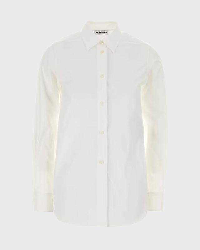 Jil Sander Skjorte 145 White IT 42 (EUR 38)