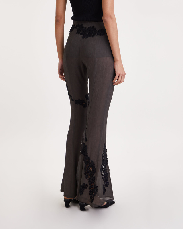 Acne Studios Byxor Lace Flared Grå 36