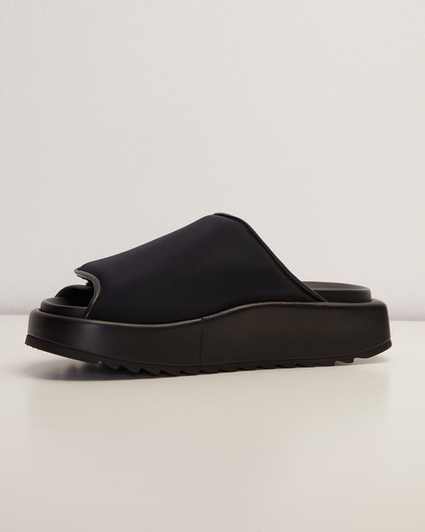 Sandals  Stitched Puffy Slipper Svart 2