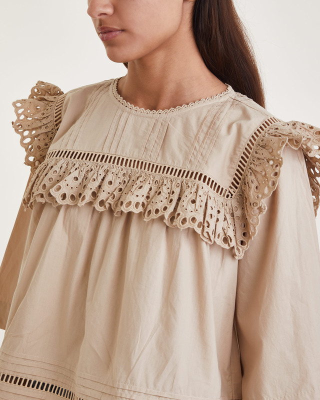 Skall Studio Blouse Asha Tee Beige 34