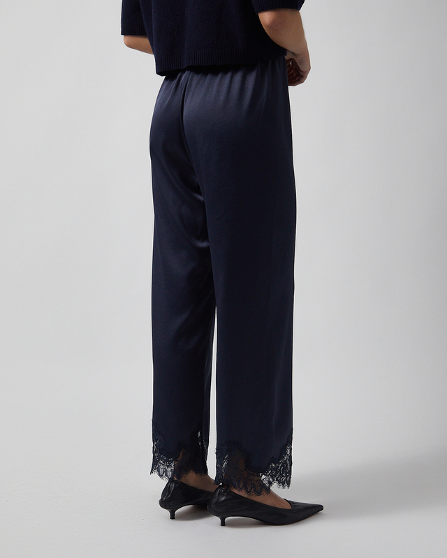 Wakakuu Icons Trousers Rayna Lace Navy L