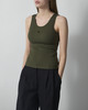 CLOEYS Tanktop Heart Military Green S