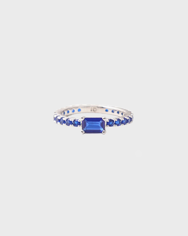 Izabel Display Ring Ultra Slim Blå 58
