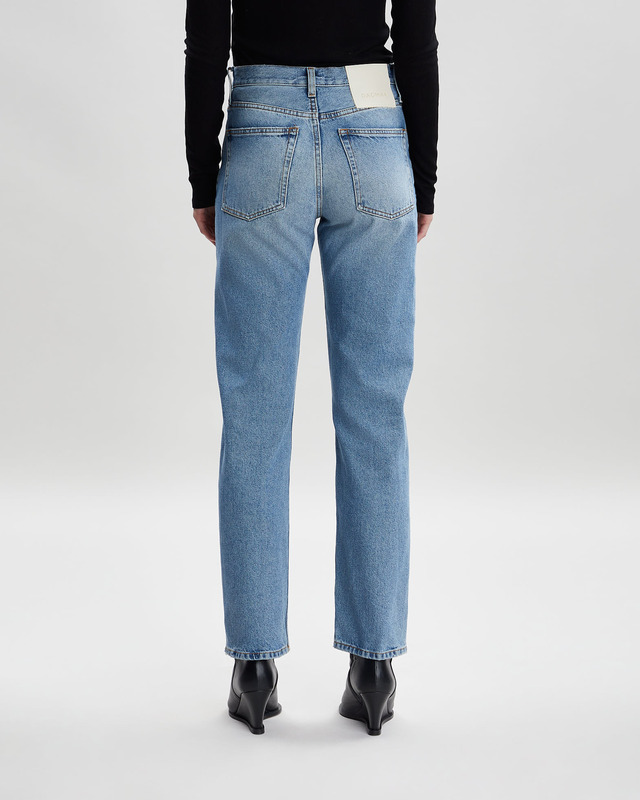 Dagmar Jeans Straight Leg Denim Ljusblå W25/L32