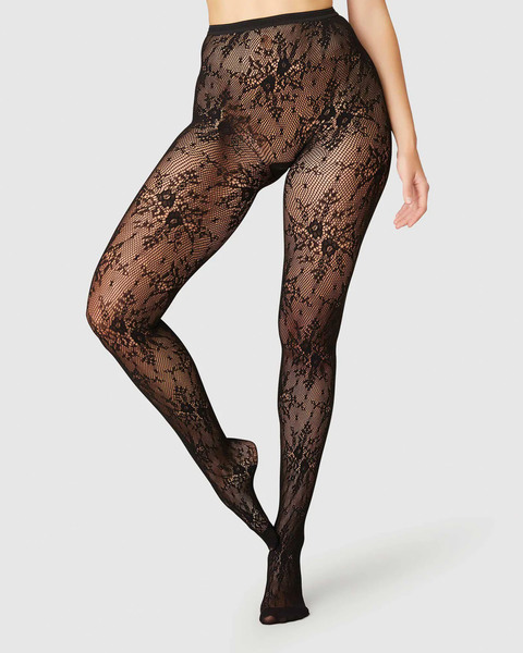 Tights Rosa Lace Black 2
