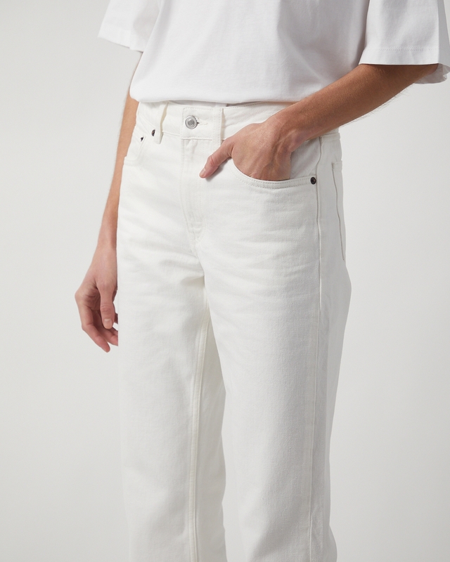 Jeanerica Jeans Sisil Cropped  White W24/L34