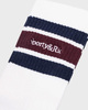 Sporty & Rich Sokker Serif Logo White ONESIZE