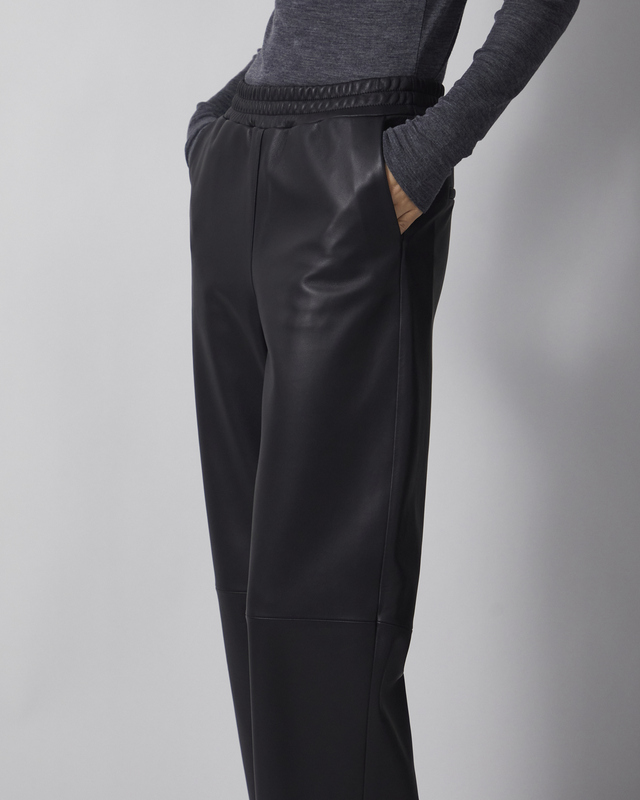Wakakuu Icons Bukser Cropped Leather Black 42