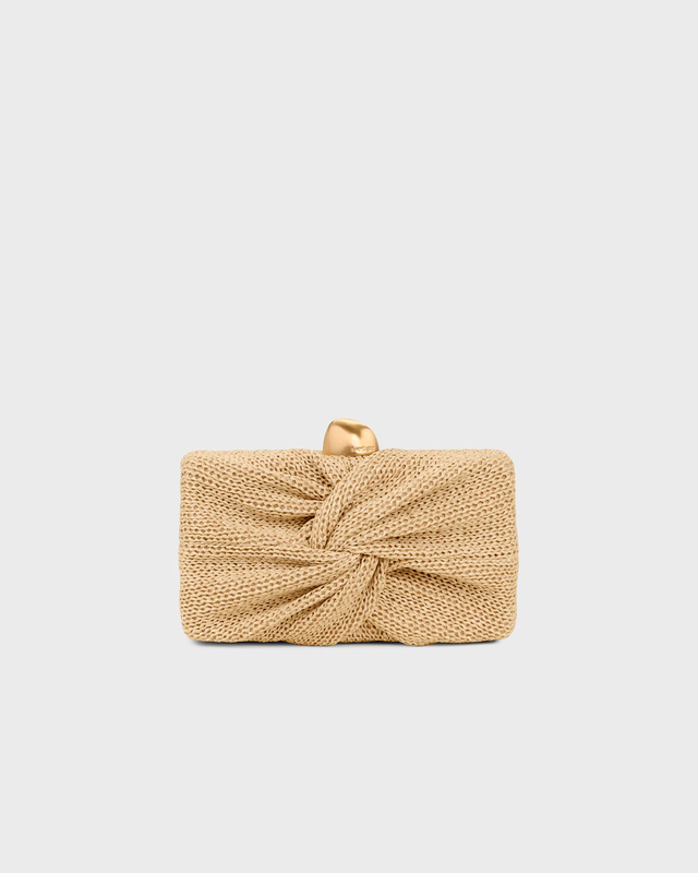 Cult Gaia Väska Lisse Clutch Natural ONESIZE