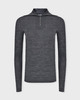 Jil Sander Sweater High Neck Zip  Mörkgrå M