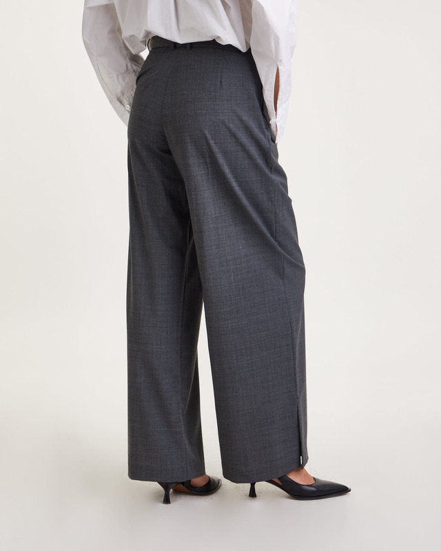 The Garment Pisa Wide Trousers Grå UK 10 (EUR 38)