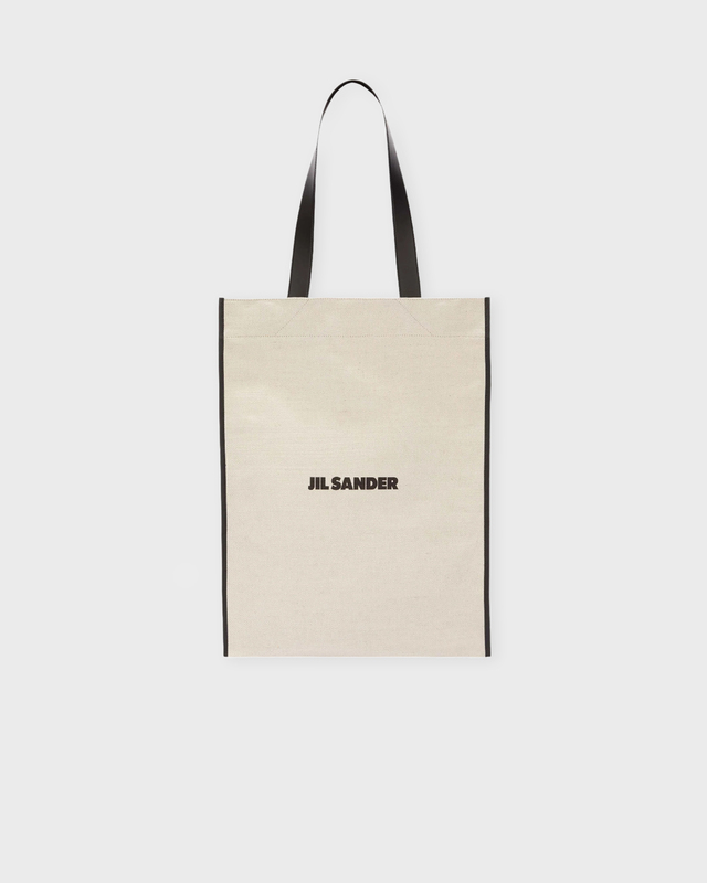 Jil Sander Totebag Logo Printed Border Book Natural ONESIZE