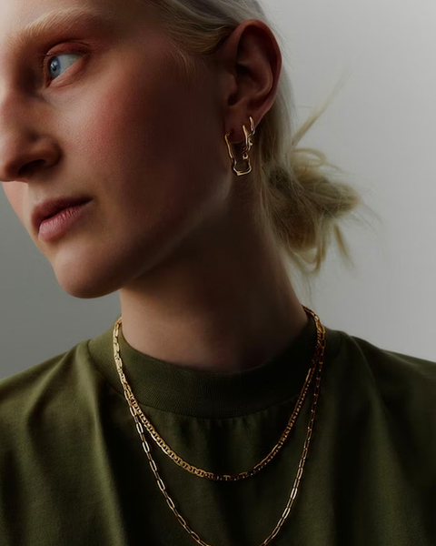 Earring Branch 20 Hoops Guld ONESIZE 2