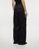 Vince Byxor Mid Rise Side-Strap Crepe Svart M