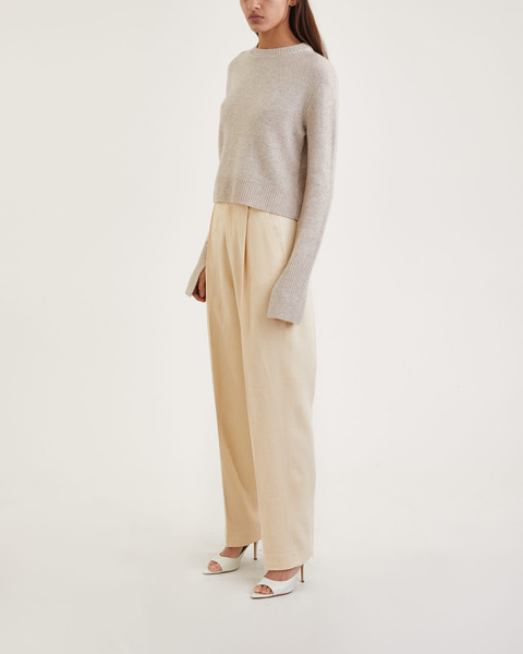 Trousers Julie Linen  Beige 2