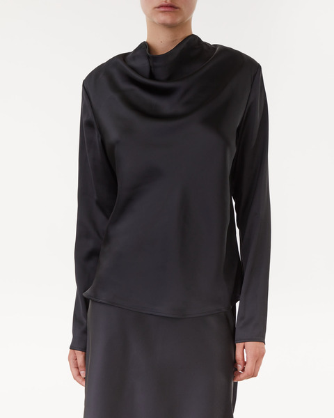 Blus Draped  Svart 1