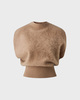 Malina Topp Angelica Brushed Knitted Camel XL
