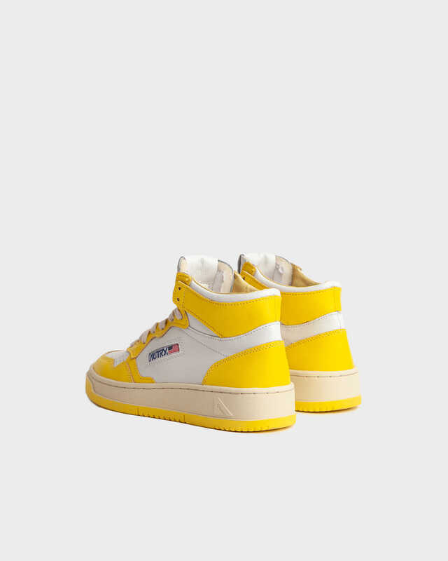 Autry Autry 01 Two Tone Mid Sneaker Gul EUR 37