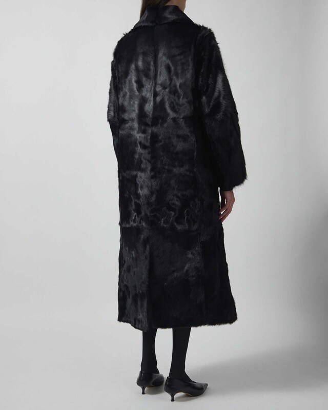 By Malene Birger Shearling Coat RAFAIA Black 36