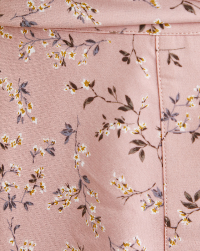 Wakakuu Icons Dress Wrapped Printed Pink L