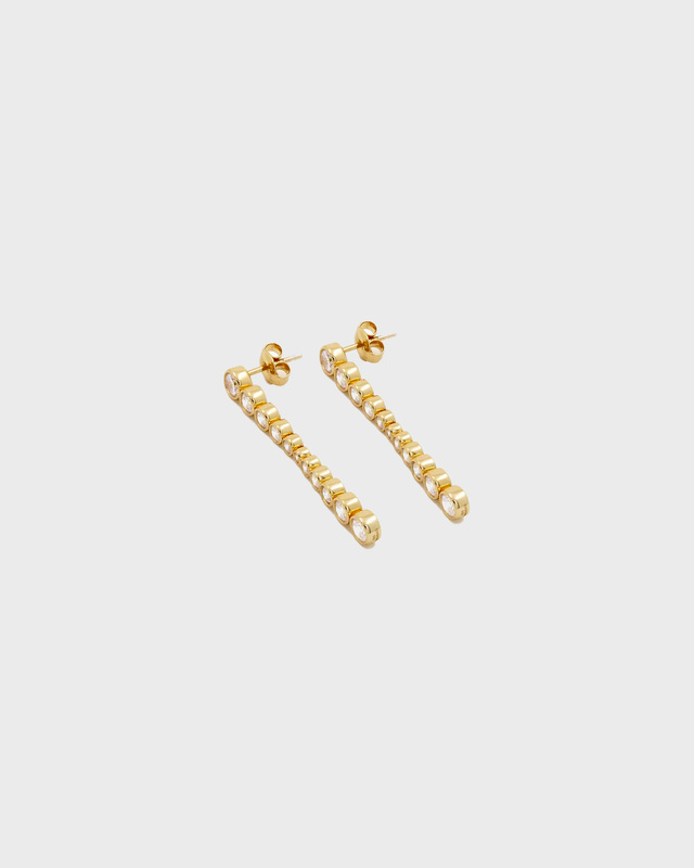 Ragbag Earrings Oda Long Guld ONESIZE