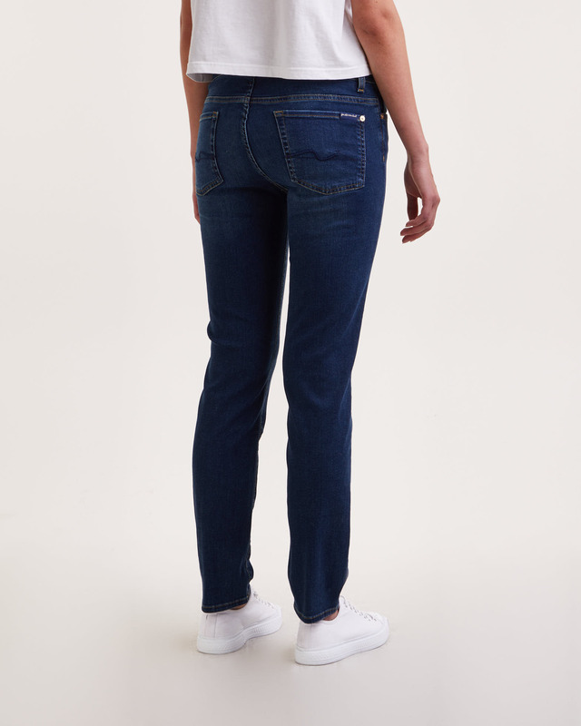 7 For All Mankind Jeans Roxanne Bair Eco Rinsed Indigo Indigo 25