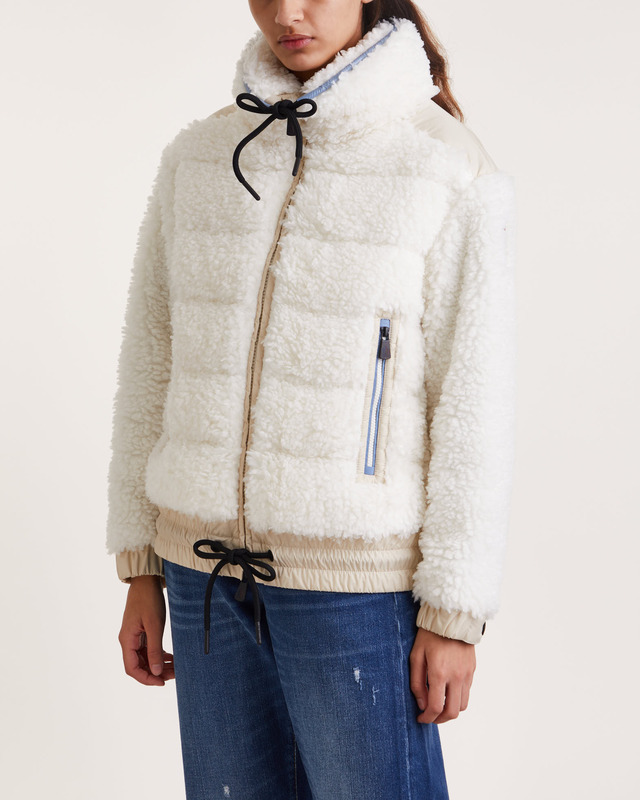 Moncler Grenoble Jacka Maglia Cardigan Offwhite XS