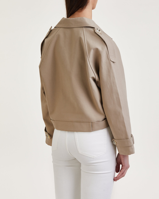 MEOTINE Trenchjacket Bobby Canvas Beige XS-S