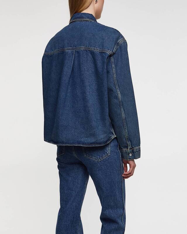 ANINE BING Skjorta Paxton Sea Blue Denim S