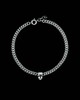 Maria Nilsdotter Chunky Chain Jaw Stone Necklce Silver ONESIZE