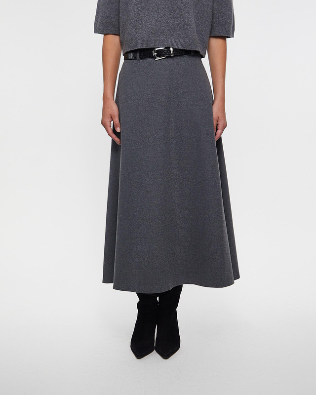 Wakakuu Icons Kjol Rio Wool Blend Grå S