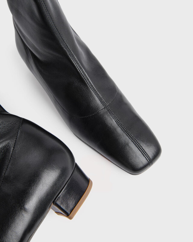 By Far Boots Este Black Leather Black EUR 37