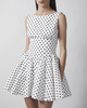 CLOEYS Dress Polka Dot Black/White XS