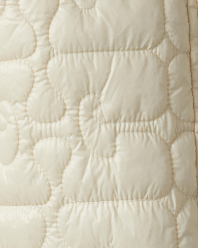 Ganni Jacket Shiny Quilt Creme L-XL