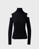 Wakakuu Icons Topp Merino Wool Sania Cut Out Svart L