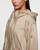 Moncler Jacka Cassiopea Hooded Brun MONCLER 2 (M)