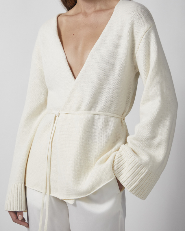 Wakakuu Icons Cardigan Cashmere Wool Wrap XS-S