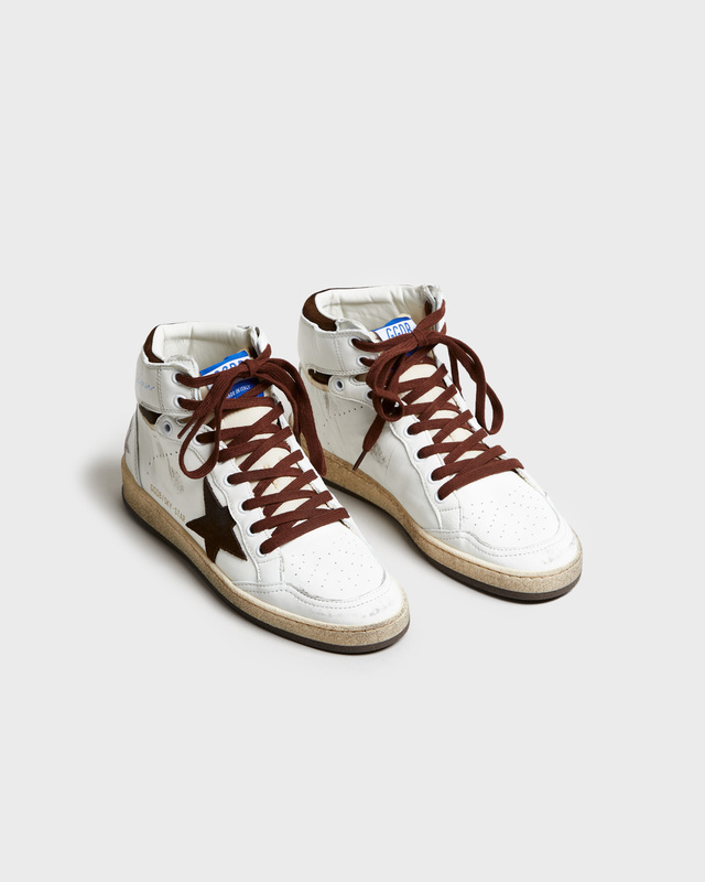 Golden Goose Deluxe Brand Sneakers Sky Star Nappa Vit/beige EUR 36