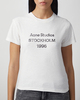 Acne Studios T-Shirt Logo Crewneck Offwhite L-XL
