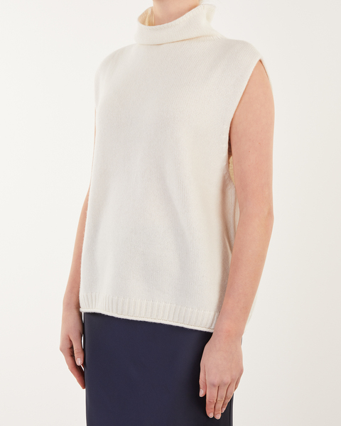 Cashmere Vest Tova Offwhite 1
